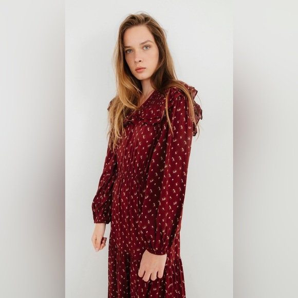 Sonmer $240 Juliet’s Dress Navy Floral - Picture 3 of 3